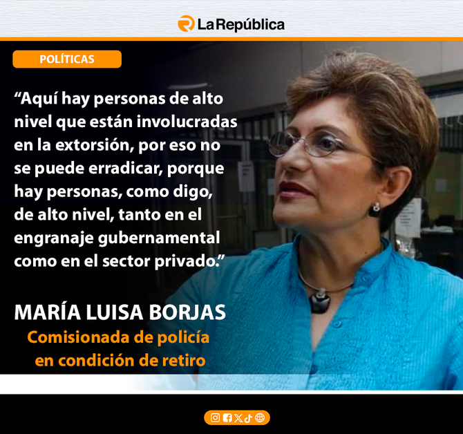 “Aquí hay personas de alto nivel que están involucradas en la extorsión, por eso no se puede erradicar, porque hay personas, como digo, de a - Cover Image